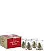Spode Christmas Tree Double Old-Fashioned Glasses, Set of 4, Color:Green - Image 2
