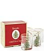 Spode Christmas Tree Double Old-Fashioned Glasses, Set of 4, Color:Green - Image 3