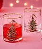 Spode Christmas Tree Double Old-Fashioned Glasses, Set of 4, Color:Green - Image 5