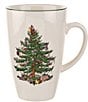 Spode Christmas Tree Latte Mug, Color:Green - Image 1