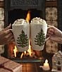 Spode Christmas Tree Latte Mug, Color:Green - Image 2