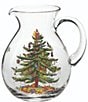 Spode Christmas Tree Pitcher, Color:Green - Image 1