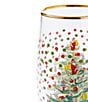 Spode Christmas Tree Polka Dot Champagne Flutes, Set of 4 - Image 4