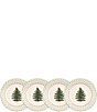 Spode Christmas Tree Polka Dot Dessert Plates, Set of 4 - Image 1