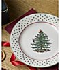Spode Christmas Tree Polka Dot Dessert Plates, Set of 4 - Image 3