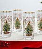 Spode Christmas Tree Polka Dot High Ball Glasses, Set of 4 - Image 4