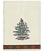Spode Christmas Tree® Tartan Collection Embroidered Bath Towel - Image 2
