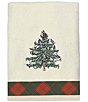 Spode Christmas Tree® Tartan Collection Embroidered Bath Towel - Image 5