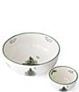 Spode Christmas Tree Tiered Chip and Dip Set, Color:Green - Image 3