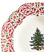 Spode Christmas Tree Yuletide Collection Scalloped Salad Plates, Set of 4 - Image 4