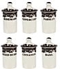 Color:Brown - Image 2 - Festive Fall Collection Delamere Spice Jars, Set of 6