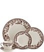Color:White/Brown - Image 1 - Festive Fall Collection Delamere 5-Piece Dinnerware Setting