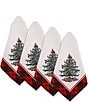 Spode Holiday Tartan Collection Christmas Tree Napkins, Set of 4, Color:Multi - Image 1