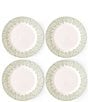 Spode Morris & Co. Collection Leaf Border Dinner Plates, Set of 4 - Image 2