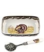Spode Woodland Turkey Cranberry Dish With Spoon - Image 1