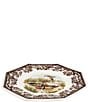 Color:Brown - Image 2 - Woodland Wood Duck Octagonal Plate