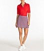 Color:Garnet - Image 3 - Arlette Printed Pull-On Side Pleat Pocketed Skirt