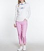 Color:Pink Sand - Image 4 - Crew Neckline Long Sleeve Top