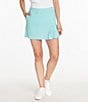 Color:Seafoam - Image 1 - Daphne Jacquard Vertical Side Pleat Pull-On Skirt