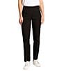 Sport Haley Full Length Mid Rise Pull-On Pants, Color:Black - Image 1