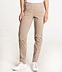 Color:Stone - Image 1 - Full Length Mid Rise Pull-On Pant