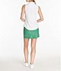 Sport Haley Mock Collar Quarter Zip Sleevesless Polo Shirt - Image 5