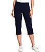 Sport Haley Simulation Solid 5-Pocket Pull-On Capri Pants - Image 4