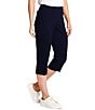 Sport Haley Simulation Solid 5-Pocket Pull-On Capri Pants - Image 6