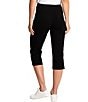 Sport Haley Simulation Solid 5-Pocket Pull-On Capri Pants - Image 2