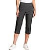 Sport Haley Simulation Solid 5-Pocket Pull-On Capri Pants - Image 4