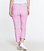 Color:Pink Sand - Image 2 - Slim Leg Pull On Printed Ankle Pant