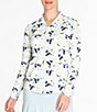 Color:Floral Multi - Image 1 - Tempo Floral Printed Long Sleeve Quarter Zip Polo Top