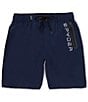 Color:Dress Blue - Image 1 - 9#double; Inseam Board Shorts