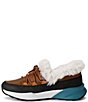 Color:Brown Spice - Image 4 - Aggie Shearling Lined Slip-On Platform Sneakers