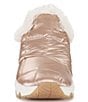 Color:Blush - Image 5 - Conway Quilted Faux Fur Lined Wedge Mules