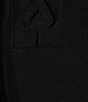 Color:Black - Image 4 - Square Neck Lace Up Bodysuit
