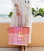 Squeeze De Citron Melon Rose Minnow Medium Tote Bag - Image 4