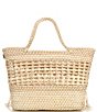 Squeeze De Citron Resort Macrame Palm Bell Handle Tote Bag - Image 2
