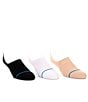 Color:Oatmeal - Image 1 - Icon No-Show Socks 3-Pack
