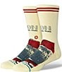 Stance Zion Graphic Crew Socks, Color:Butter - Image 1