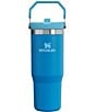 Color:Azure - Image 1 - IceFlow Tumbler with Flip Straw, 30-oz.