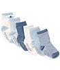 Color:Blue - Image 1 - Baby Boys Crew 6-Pack Sock