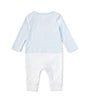 Color:Blue - Image 2 - Baby Boys Newborn-9 Months Bunny Long Sleeve Top & Pants Set