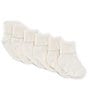Color:White - Image 1 - Baby Girls Roll Tab Socks