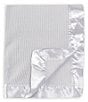 Color:Grey - Image 1 - Baby Satin-Trim Blanket