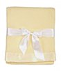 Color:Yellow - Image 1 - Baby Satin-Trim Blanket
