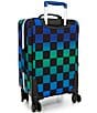 STATE Bags Checkerboard Logan Carry-On Suitcase, Color:Blue Checkerboard - Image 2