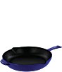 Color:Dark Blue - Image 1 - Cast Iron 10#double; Fry Pan