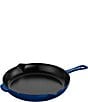 Color:Dark Blue - Image 1 - Cast Iron 12#double; Frying Pan