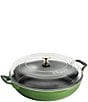 Staub Cast Iron 3.5-qt Braiser With Glass Lid - Image 1